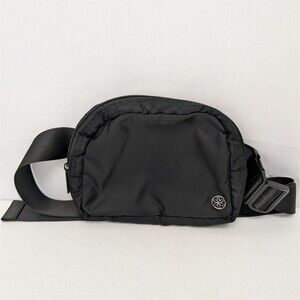 Gaiam Sidekick Black Waist Pack Fanny Pack Belt Bag